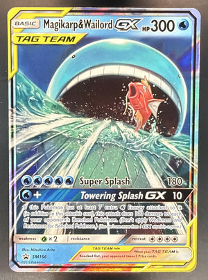 Pokemon SM Black Star Promos Magikarp & Wailord Tag Team #SM166