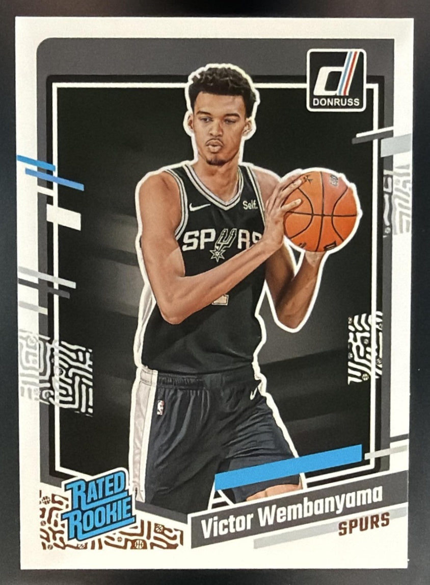 2023-24 Panini Donruss Victor Wembanyama #220 RC Rated Rookie Spurs — front