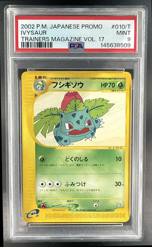 1998 Pokemon Merlin Series 1 Ivysaur #002 PSA 9
