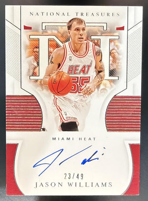 2020 Panini National Treasures Jason Williams #S-JSW Signatures /49 Auto