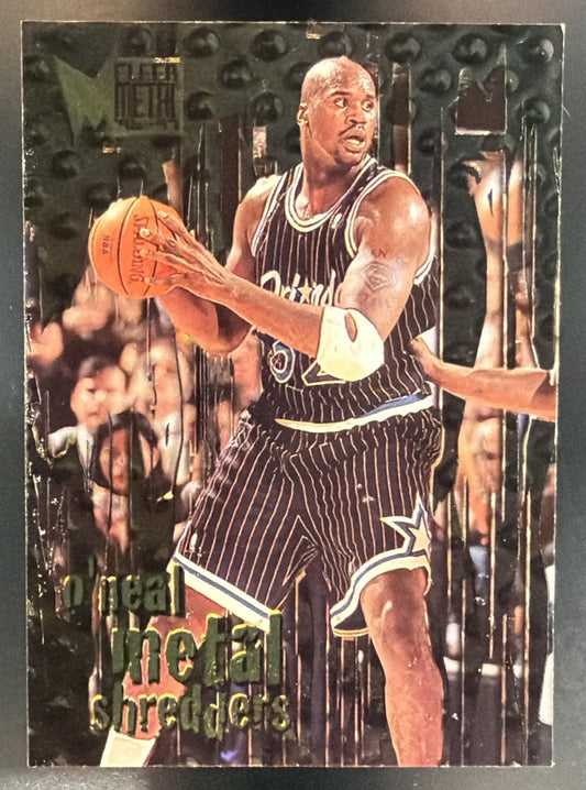 1996 Skybox Metal Shaquille O'Neal #143 Magic — front