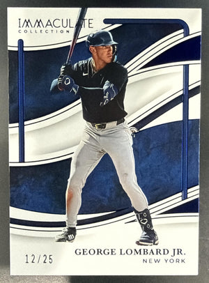 2026 Panini Immaculate Collection George Lombard Jr. #79 Blue 12/25 RC