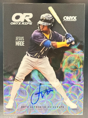 2025 Onyx Rips Jesus Made On Card Auto /5