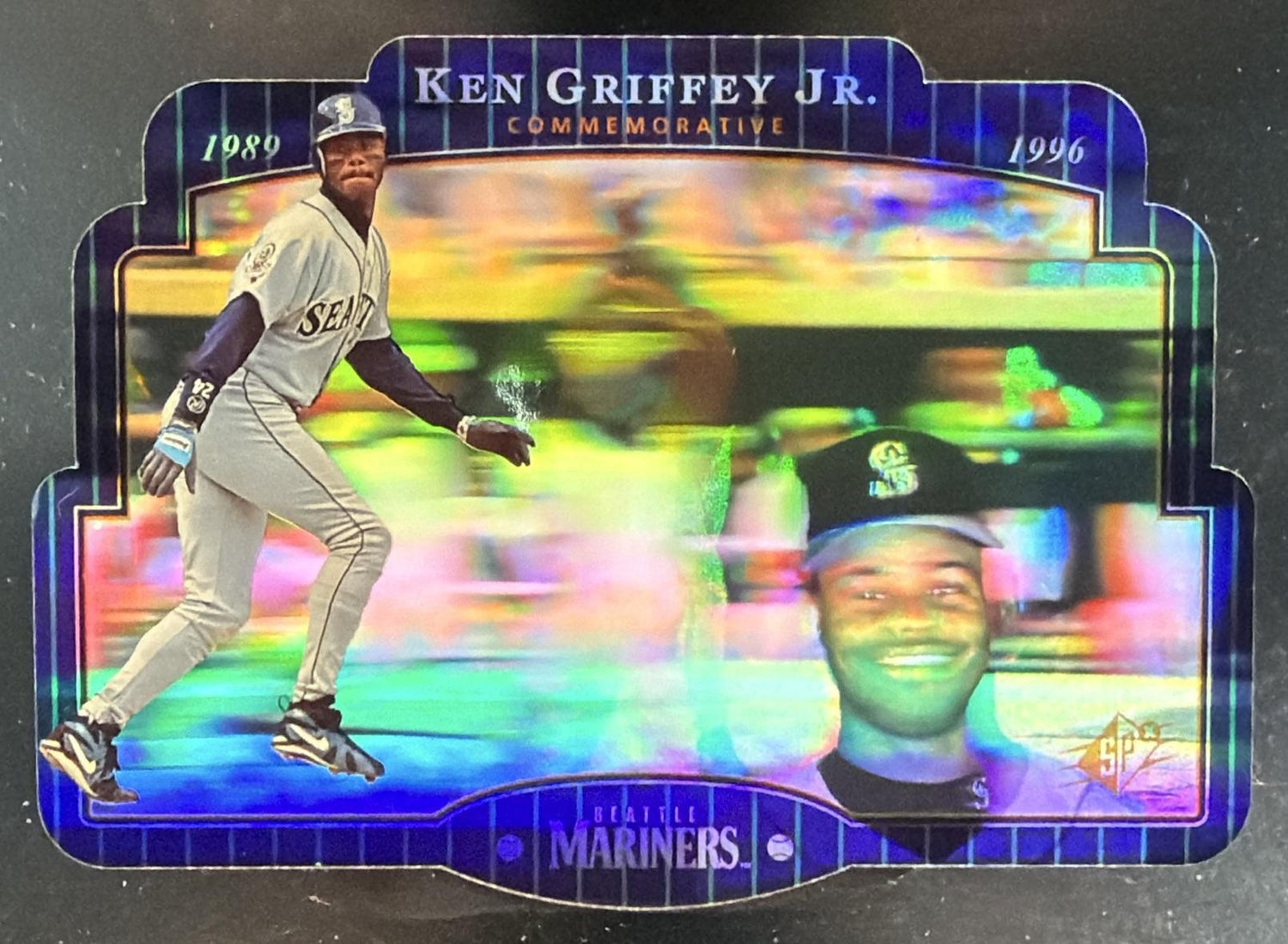 1996 SPx Ken Griffey Jr. Comm. #KG1 Inserts Mariners — front