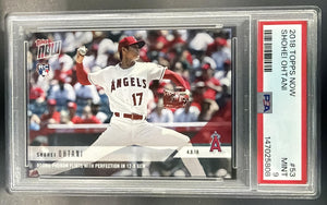 2018 Topps Now Shohei Ohtani #53 RC Angels PSA 9