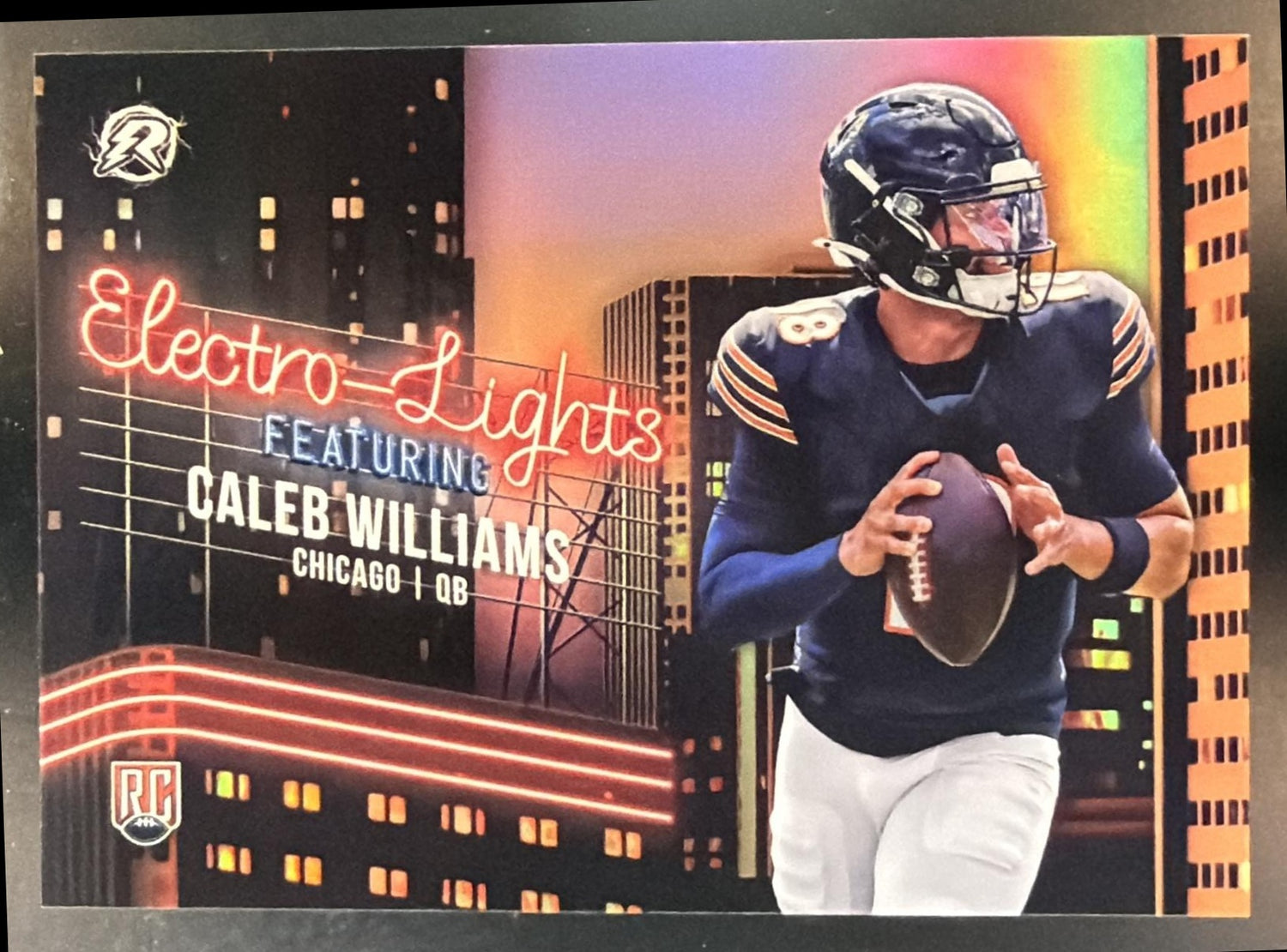 2024 Topps Resurgence Caleb Williams #EL-5 Electro-Lights RC Bears — front