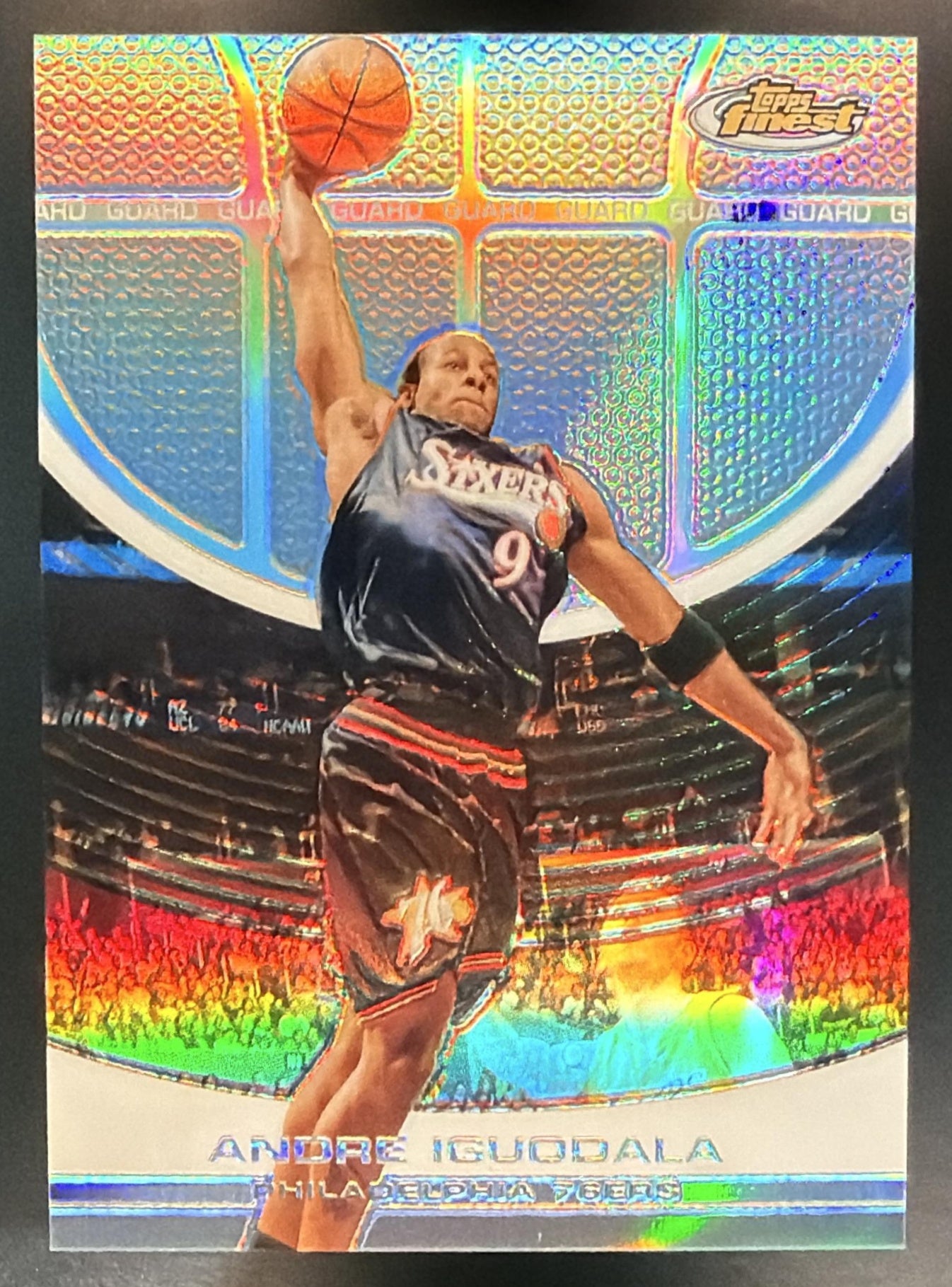 2005-06 Topps Finest Andre Iguodala #79 Refractor /349 76ers — front
