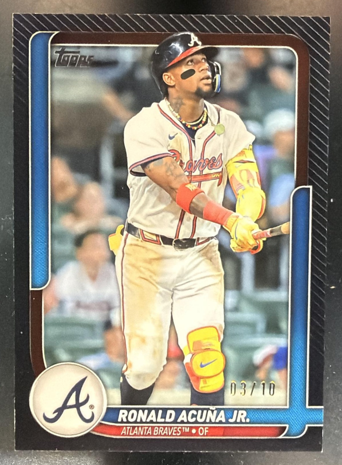 2026 Topps Series 2 Ronald Acuna Jr. #48 The Collection Black 3/10 Braves — front