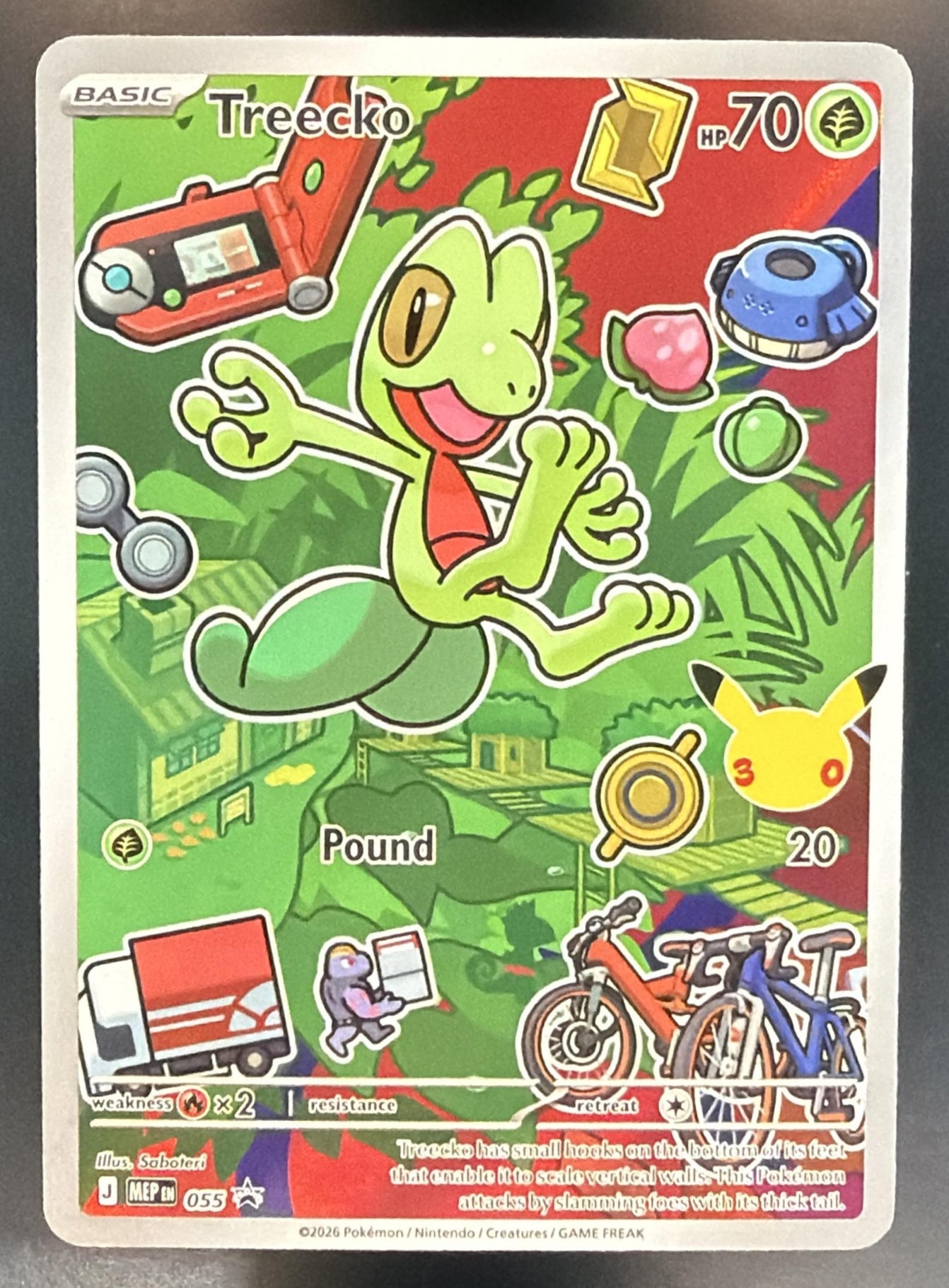 2026 Pokemon MEP Black Star Promos Treecko First Partner Illustration Series 3 — front