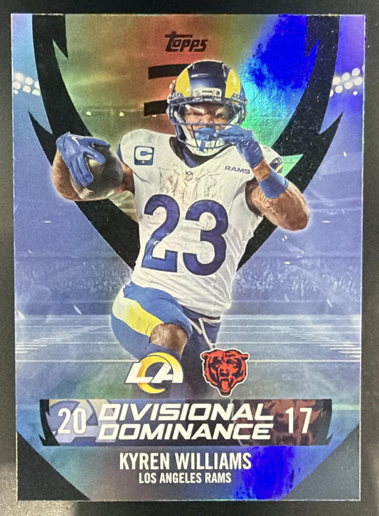 2026 Topps Kyren Williams #DD-17 Divisional Dominance Rams — front