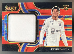 2025 Panini Select Ligue 1 Kevin Danois Jumbo Swatches Red MEM