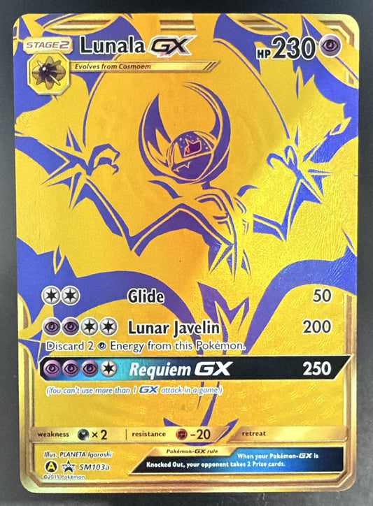 2016-19 Pokemon SM Black Star Promos Lunala #SM103 — front