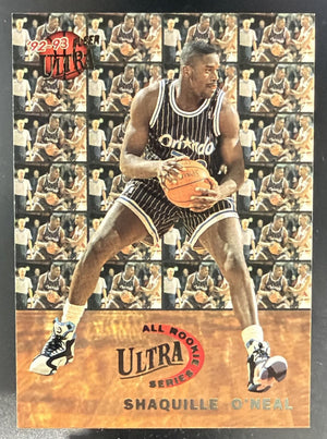 1992-93 Fleer Ultra Shaquille O'Neal #7 All Rookie Series RC Magic
