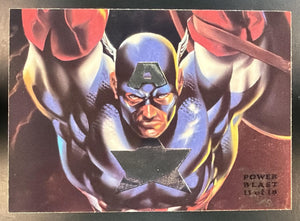 1994 Fleer Flair Marvel Annual Captain America #11 Universe PowerBlast