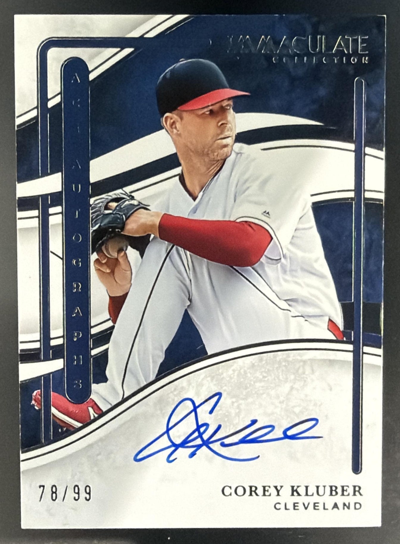 2026 Panini Immaculate Collection Corey Kluber #5 Ace Auto 78/99 — front
