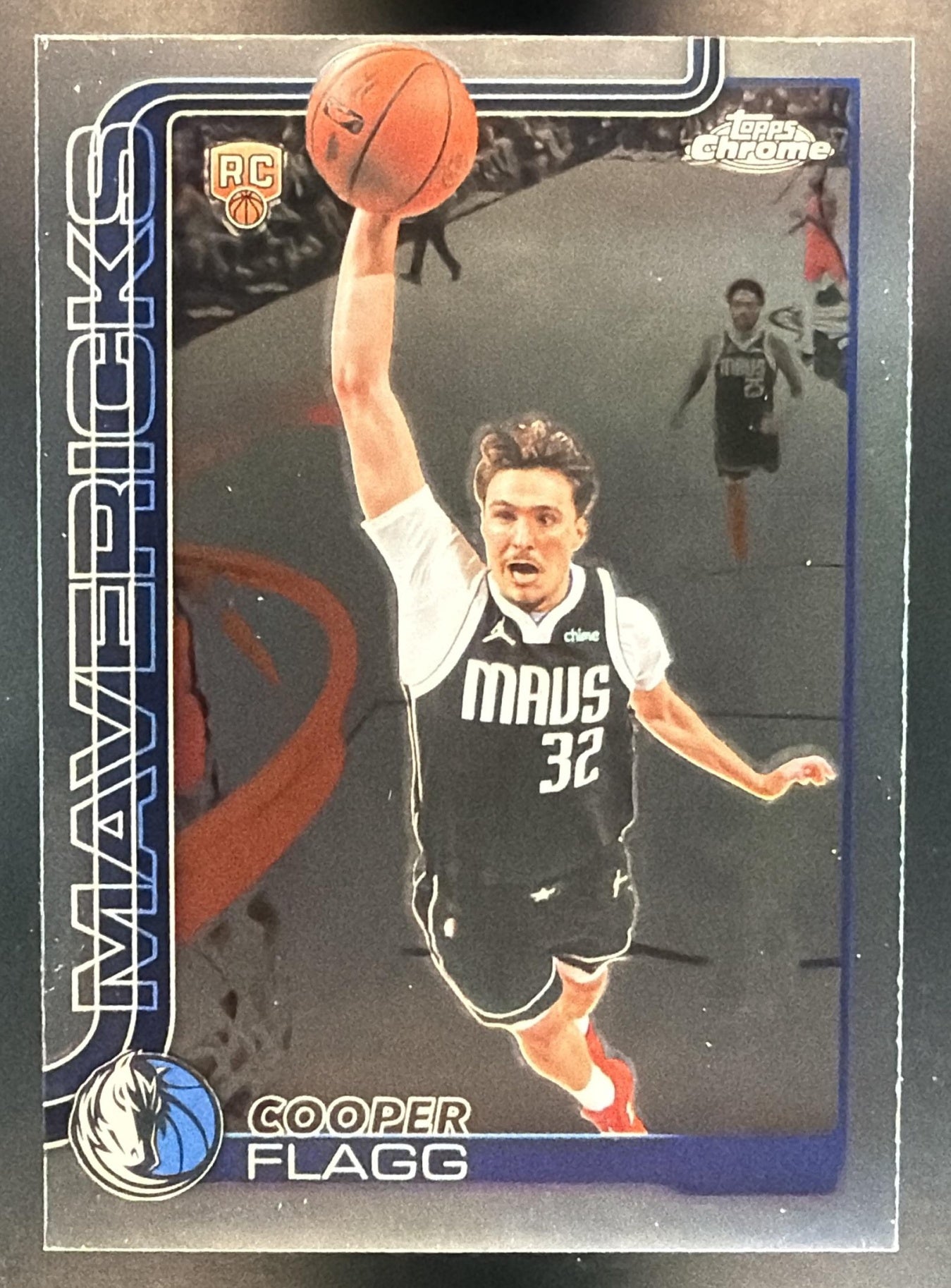 2025-26 Topps Chrome Update Cooper Flagg #151 RC Mavericks — front