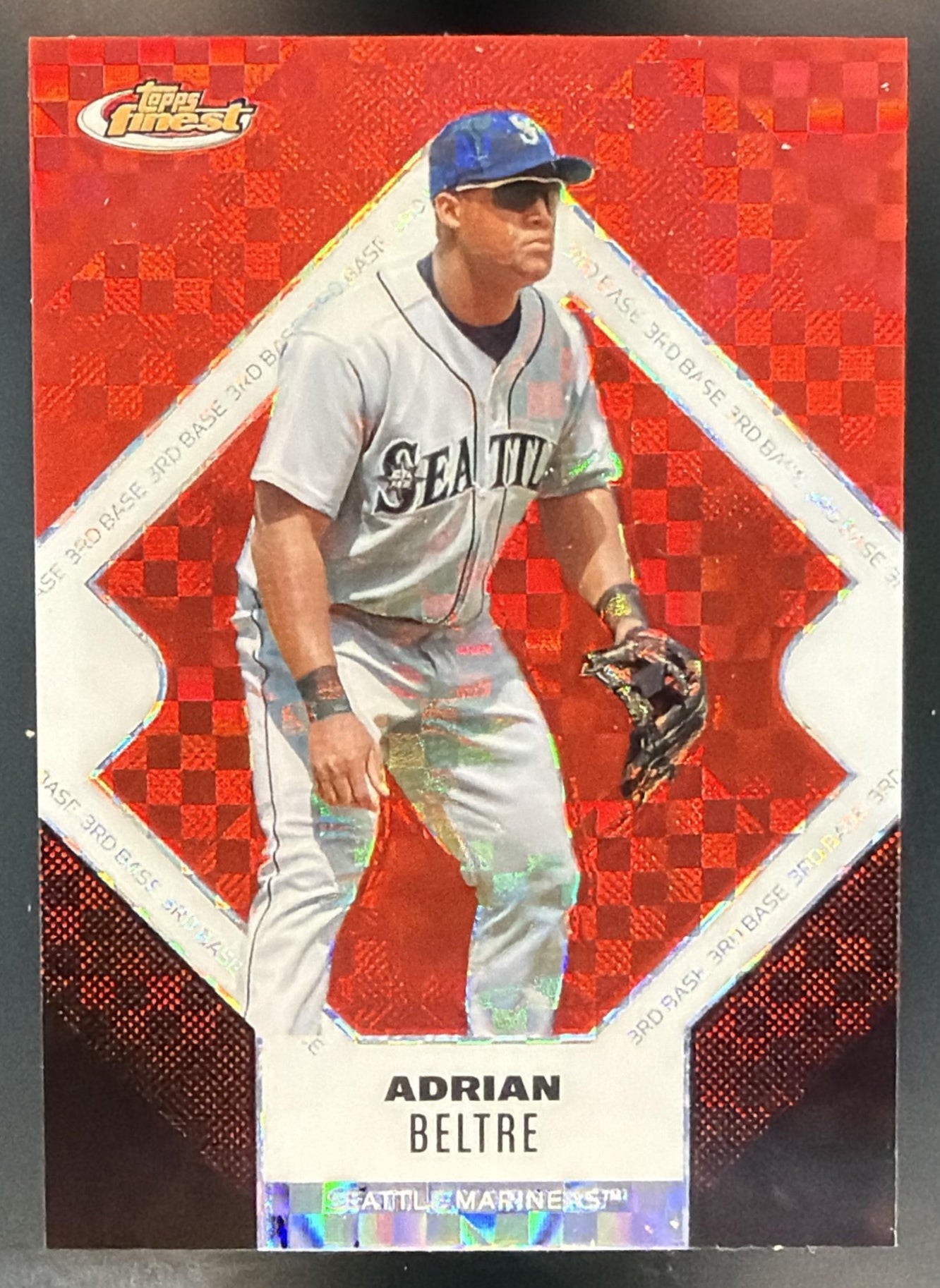 2006 Topps Finest Adrian Beltre #40 X Fractors 27/250 Mariners — front