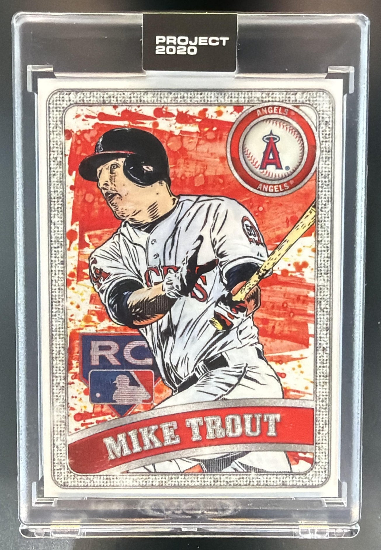 2020 Topps Project Mike Trout #100 Angels — front