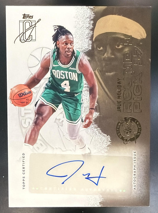 2025-26 Topps Signature Class Jrue Holiday #VCA-JH Veteran Auto Celtics — front