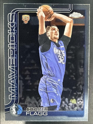 2025-26 Topps Chrome Cooper Flagg #251 RC Mavericks