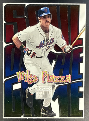 1999 Skybox Premium Mike Piazza #13SG Soul of the Game Mets