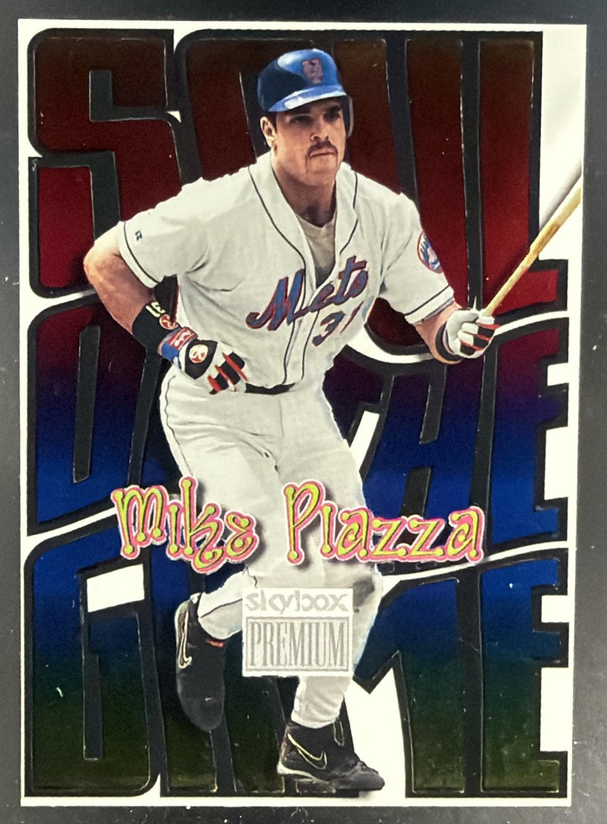 1999 Skybox Premium Mike Piazza #13SG Soul of the Game Mets — front