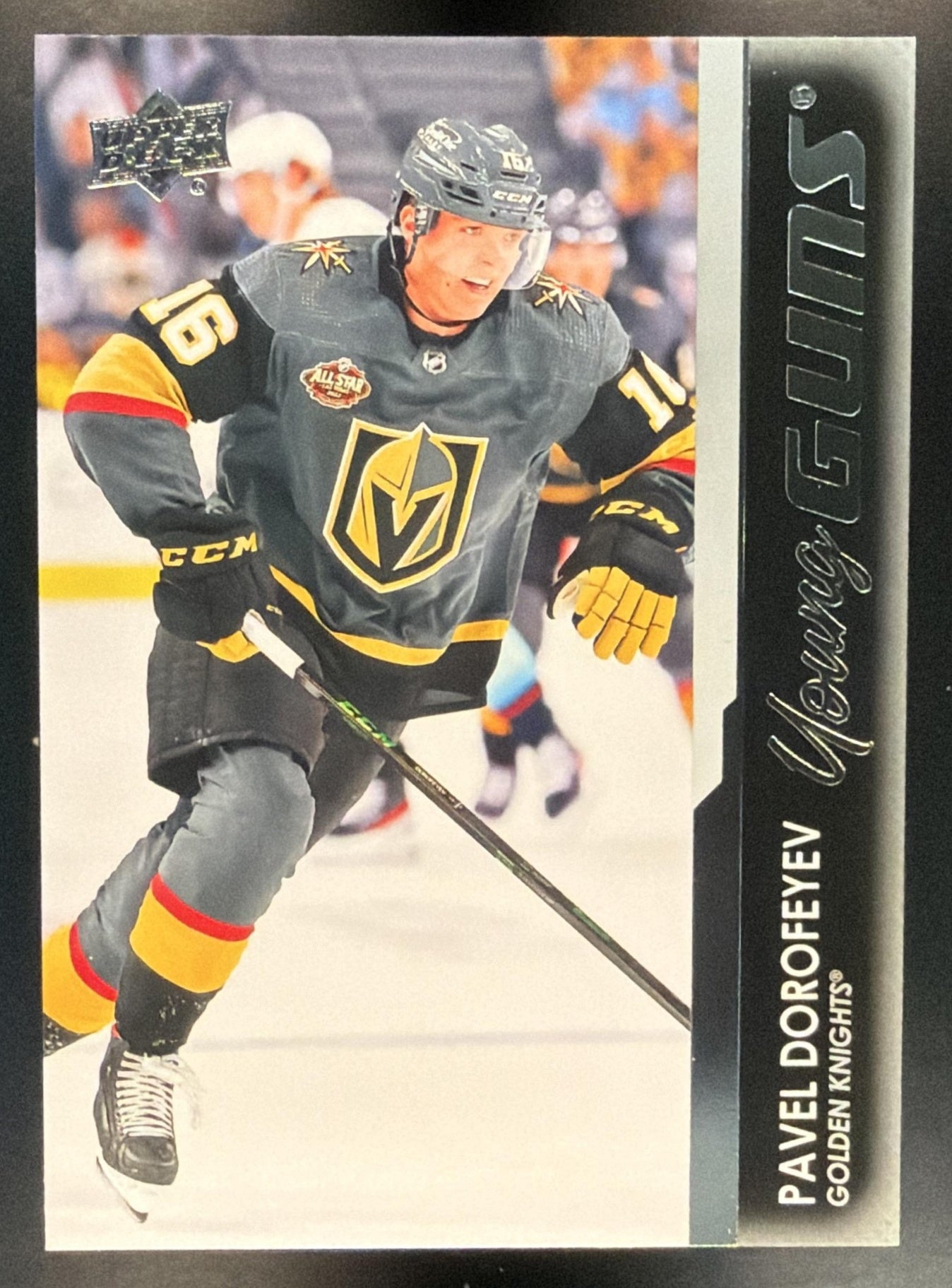 2021-22 Upper Deck Pavel Dorofeyev #496 Young Guns RC Golden Knights — front