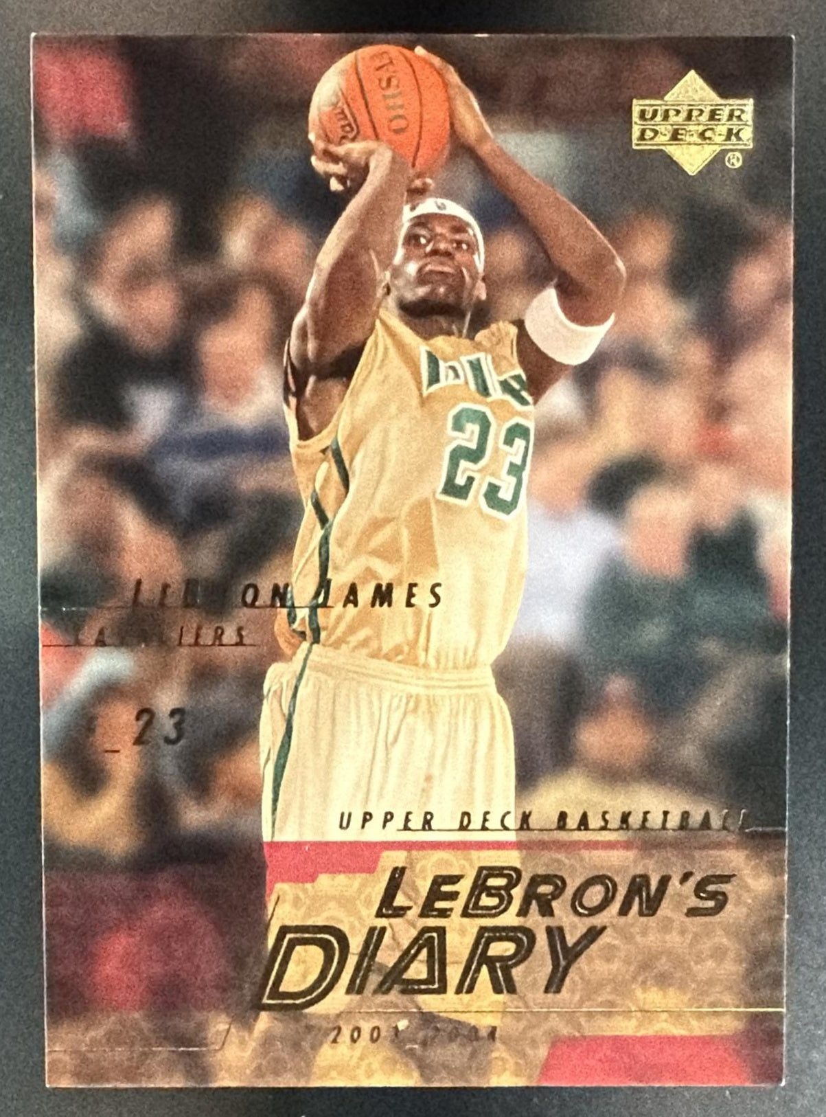 2003-04 Upper Deck LeBron James #LJ3 LeBron's Diary RC Cavaliers — front