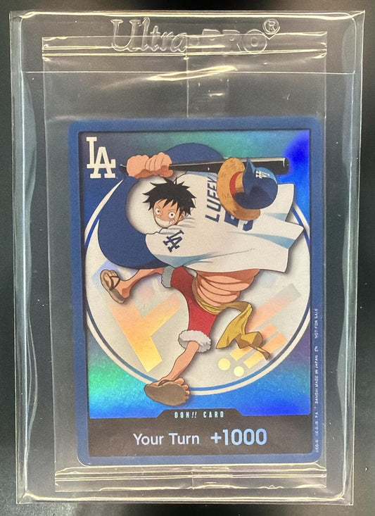 2026 One Piece Dodgers Luffy Sealed — front