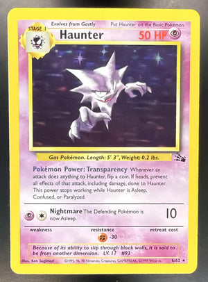 1999 Pokemon Fossil Haunter #6/62