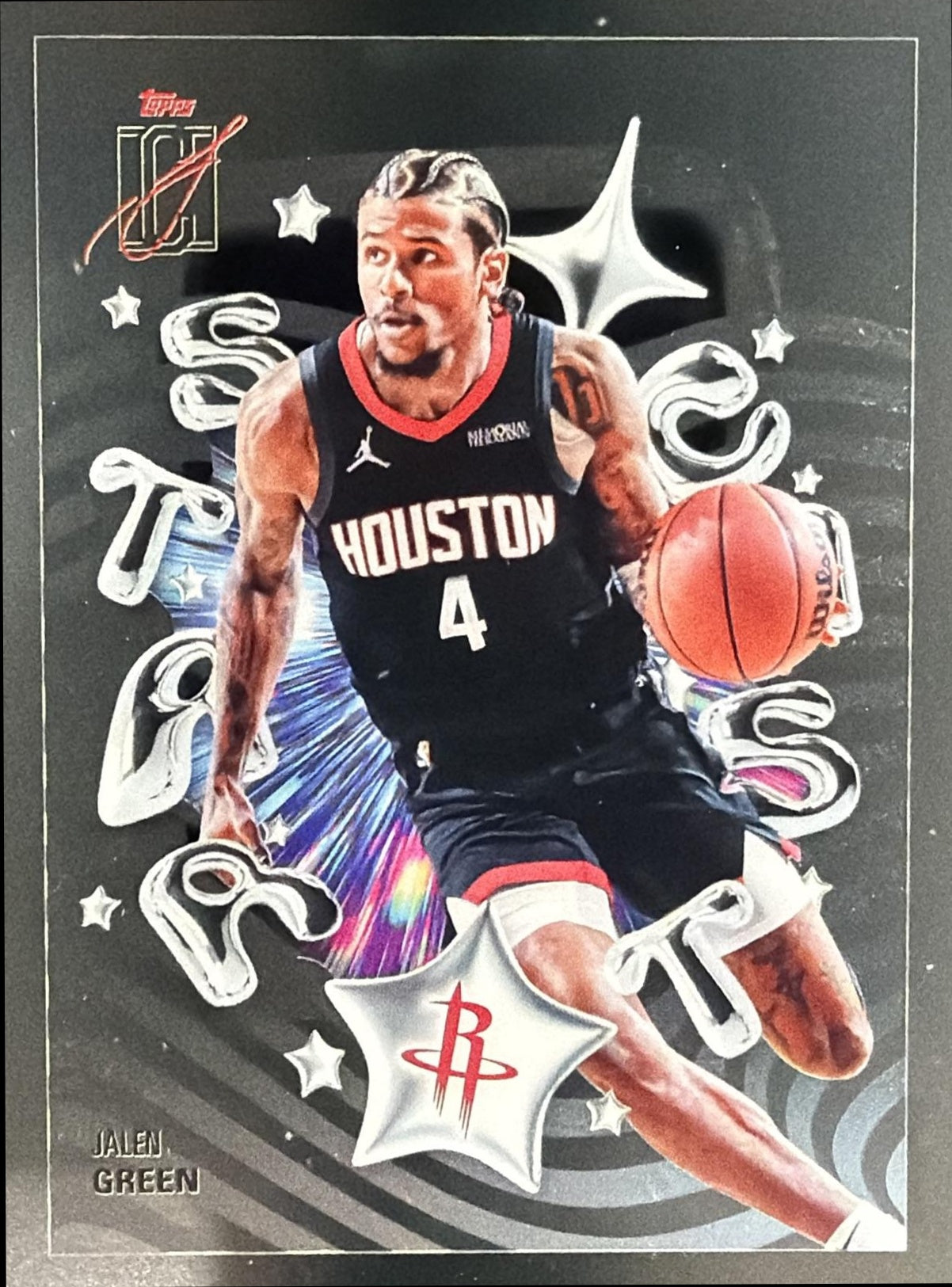 2025-26 Topps Signature Class Jalen Green #SC-13 Star Cast SP Rockets — front