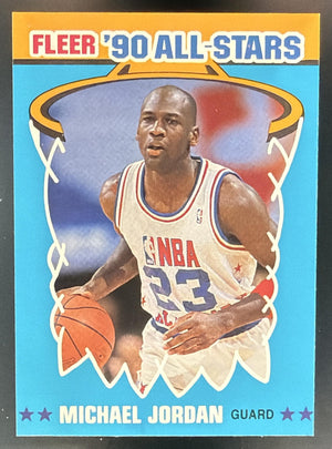 1990-91 Fleer Michael Jordan #5 All Stars Bulls