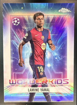 2024 Topps Chrome UEFA Club Competitions Lamine Yamal #WK-1 Wonderkids