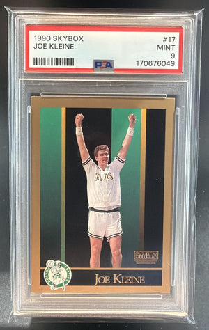 1990-91 Skybox Joe Kleine #17 Celtics PSA 9