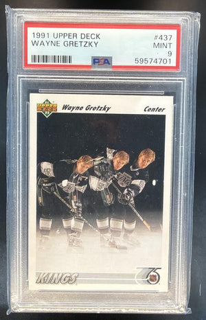 1991-92 Upper Deck Wayne Gretzky #437 Kings PSA 9