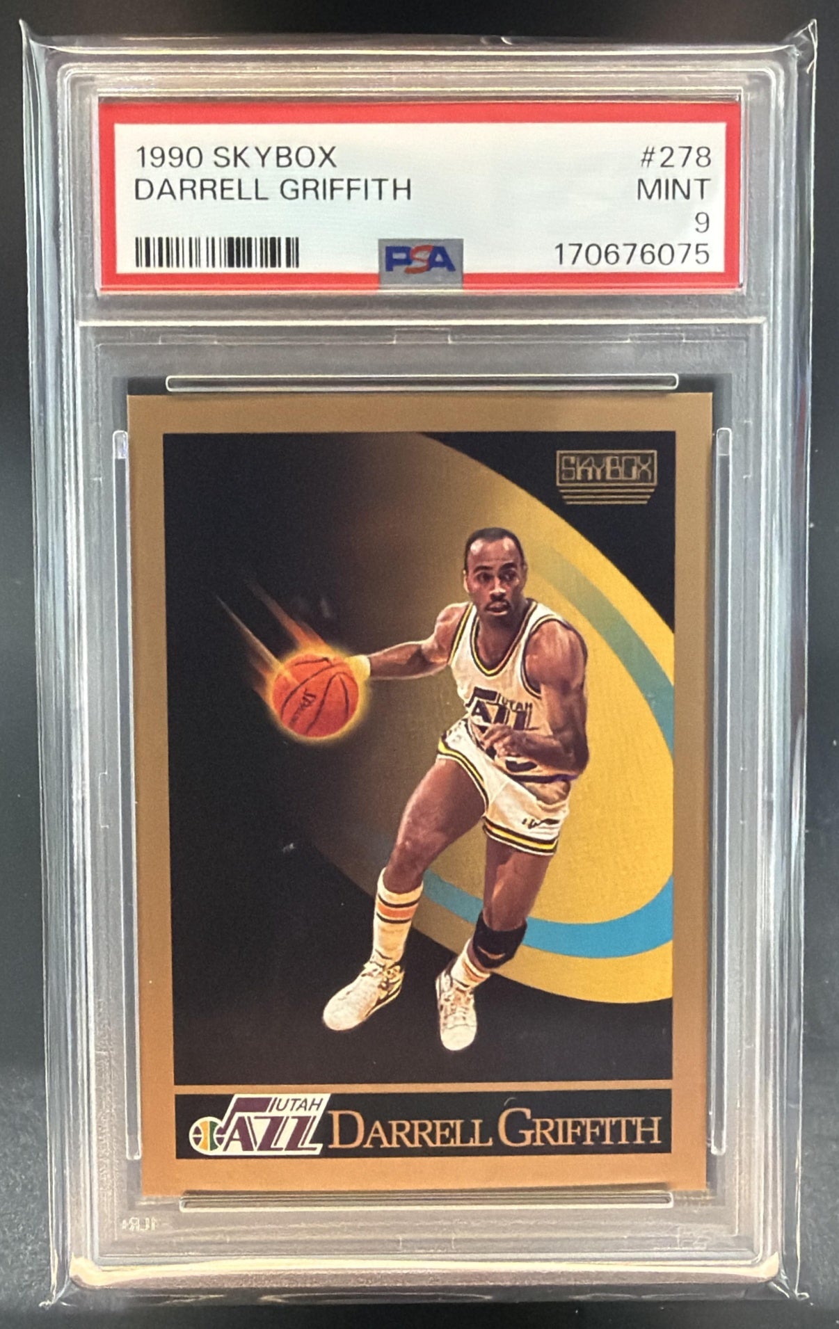 1990-91 Skybox Darrell Griffith #278 Jazz PSA 9 — front