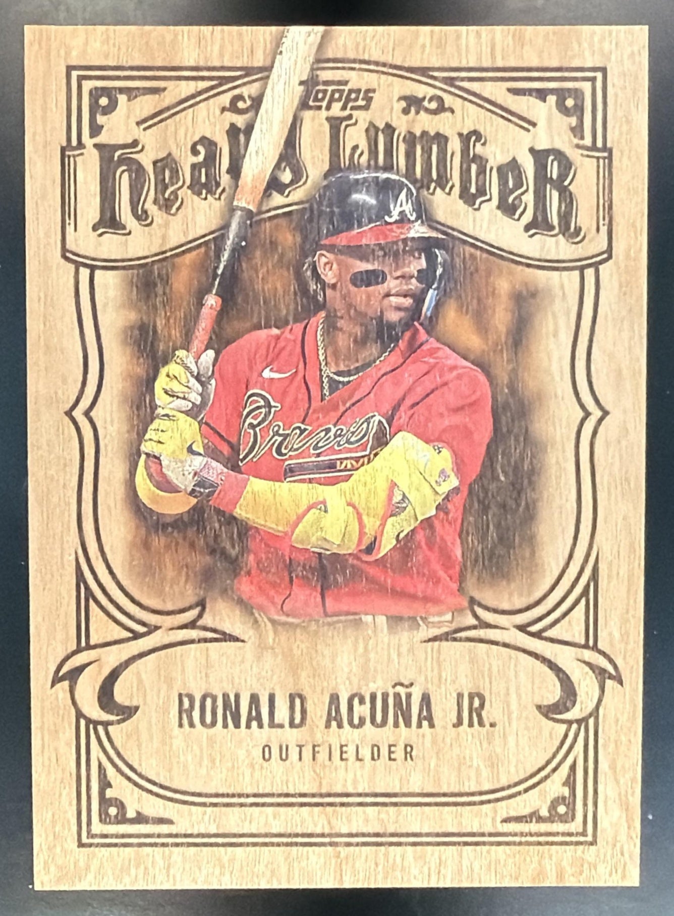 2026 Topps Series 1 Ronald Acuna Jr. #HL-6 Heavy Lumber SSP Braves — front