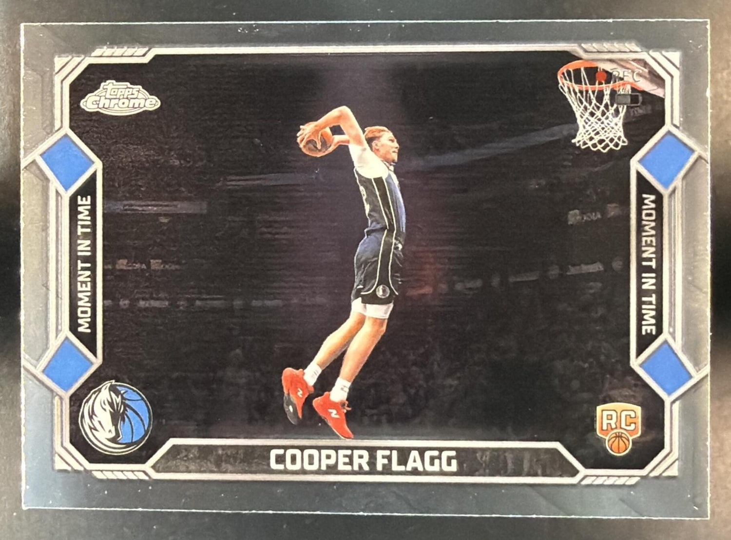 2025-26 Topps Chrome Update Cooper Flagg #MT-16 Moment In Time RC Mavericks — front