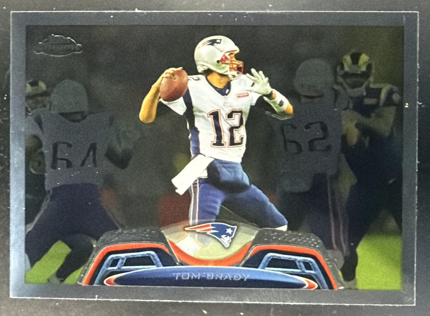 2013 Topps Chrome Tom Brady #50 Patriots — front