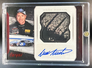 2016 Panini Torque Mark Martin #JTS-MM Jumbo Tire Signatures /40 Auto