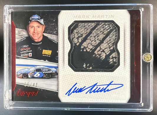 2016 Panini Torque Mark Martin #JTS-MM Jumbo Tire Signatures /40 Auto