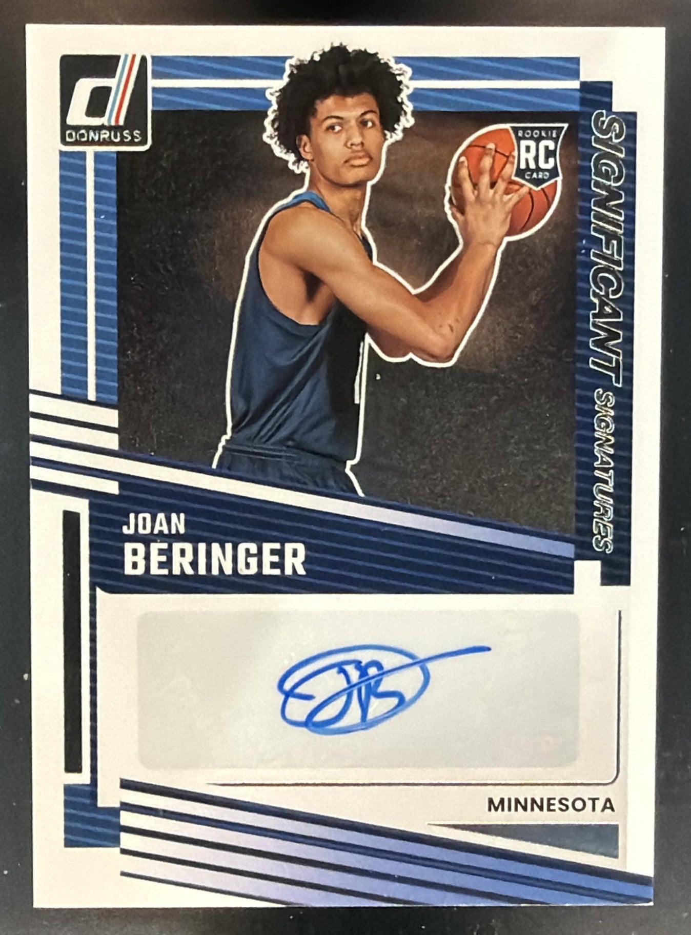 2025 Panini Donruss Joan Beringer #SS-JBR Significant Signatures RC Auto — front