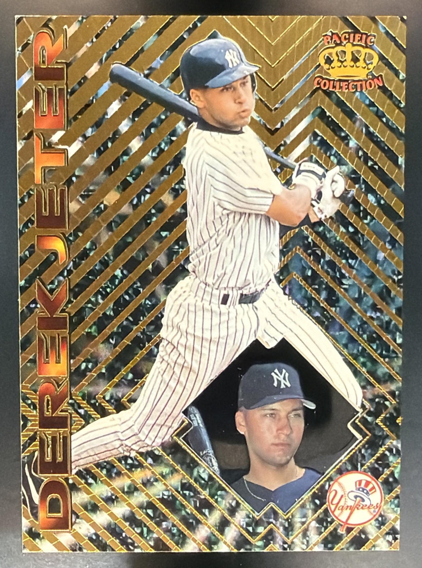 1997 Pacific Prism Invincible Derek Jeter #51 Yankees — front