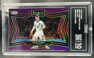 2024-25 Panini Select FIFA Cole Palmer #207 Field Purple Mojo England TAG 10