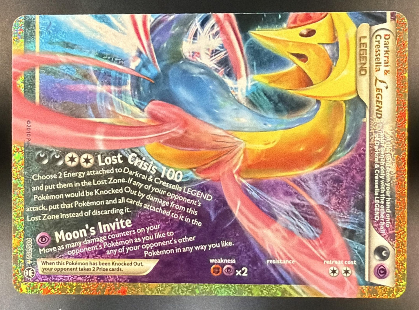 2026 Pokemon 30th Celebration Darkrai & Cresselia LEGEND #100/102 Classic — front
