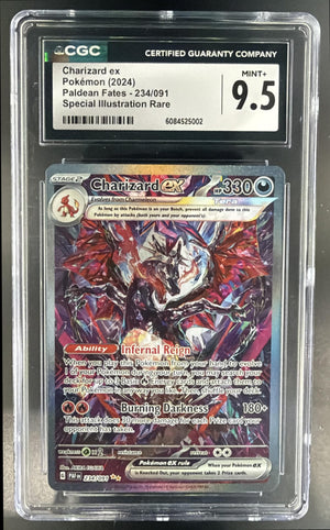 2024 Pokemon Paldean Fates Charizard ex #234/091 CGC 9.5