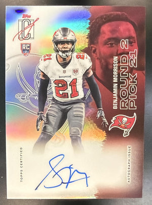 2025 Topps Signature Class Benjamin Morrison #148 Rookie Chrome Auto RC
