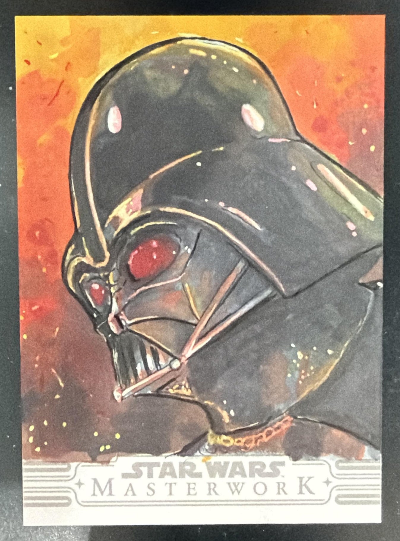 2025 Topps Star Wars Masterwork Jon Mangini # Sketch Card 1/1 Auto — front