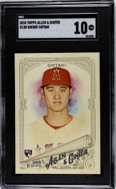 2018 Topps Allen & Ginter Shohei Ohtani Rookie SGC 10