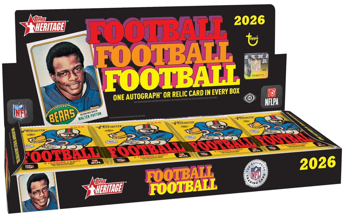 2026 Heritage Football Hobby Box box image